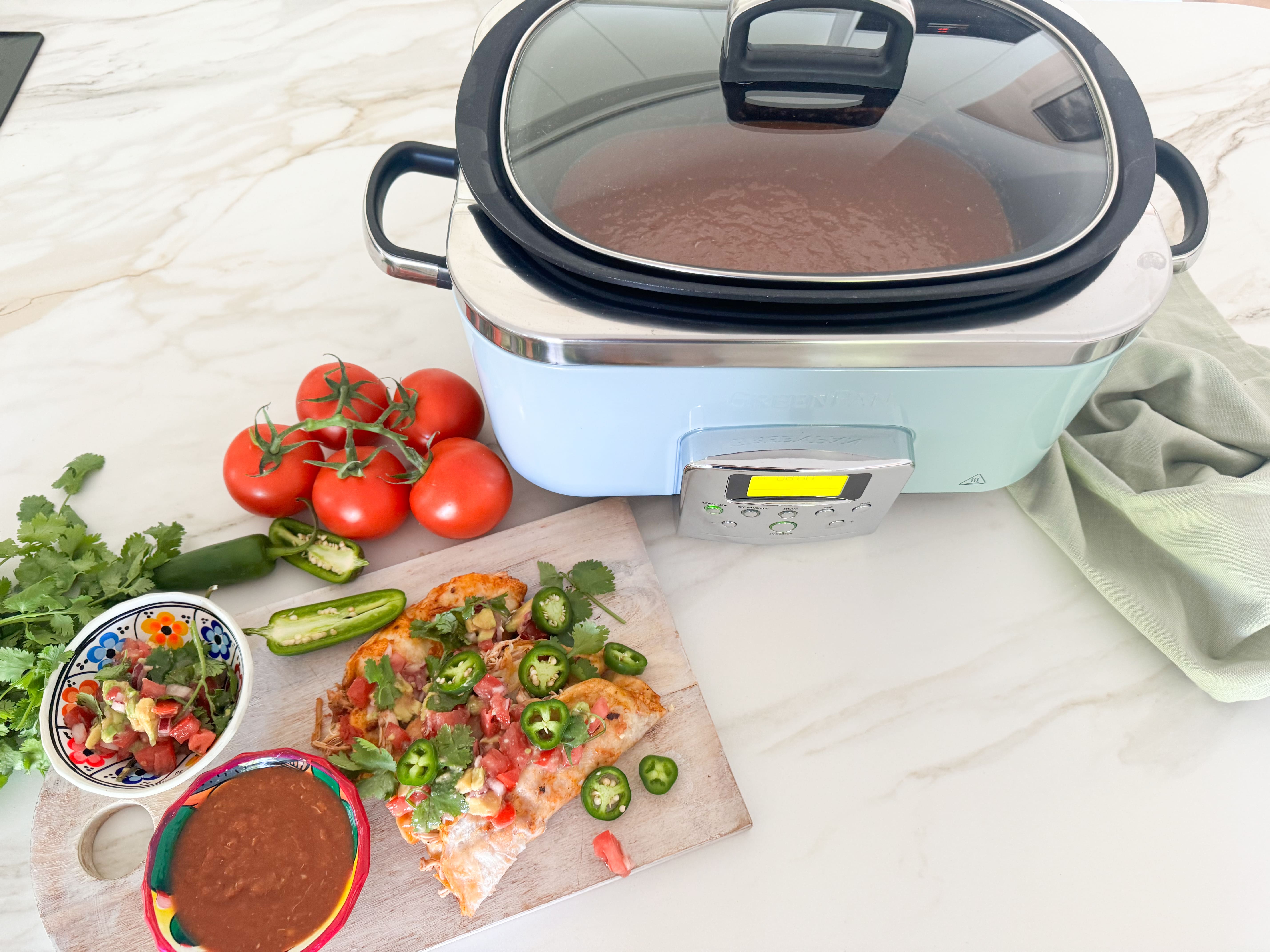 Chicken Birria Tacos with Lime - GreenPan Australia