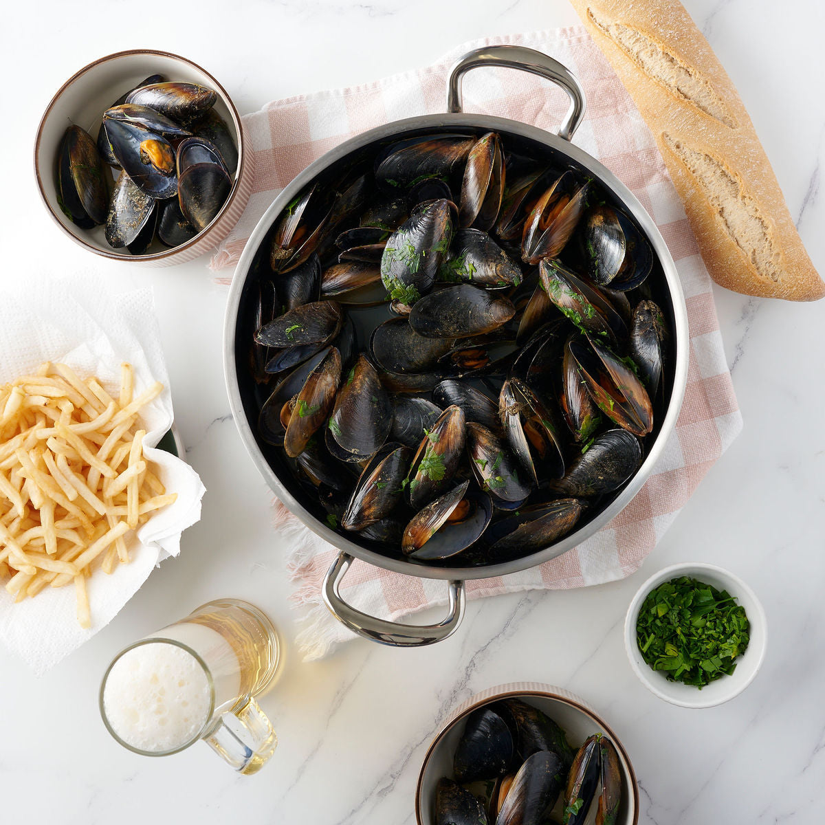 Moules Frites Healthy Ceramic Nonstick Cookware GreenPan Australia