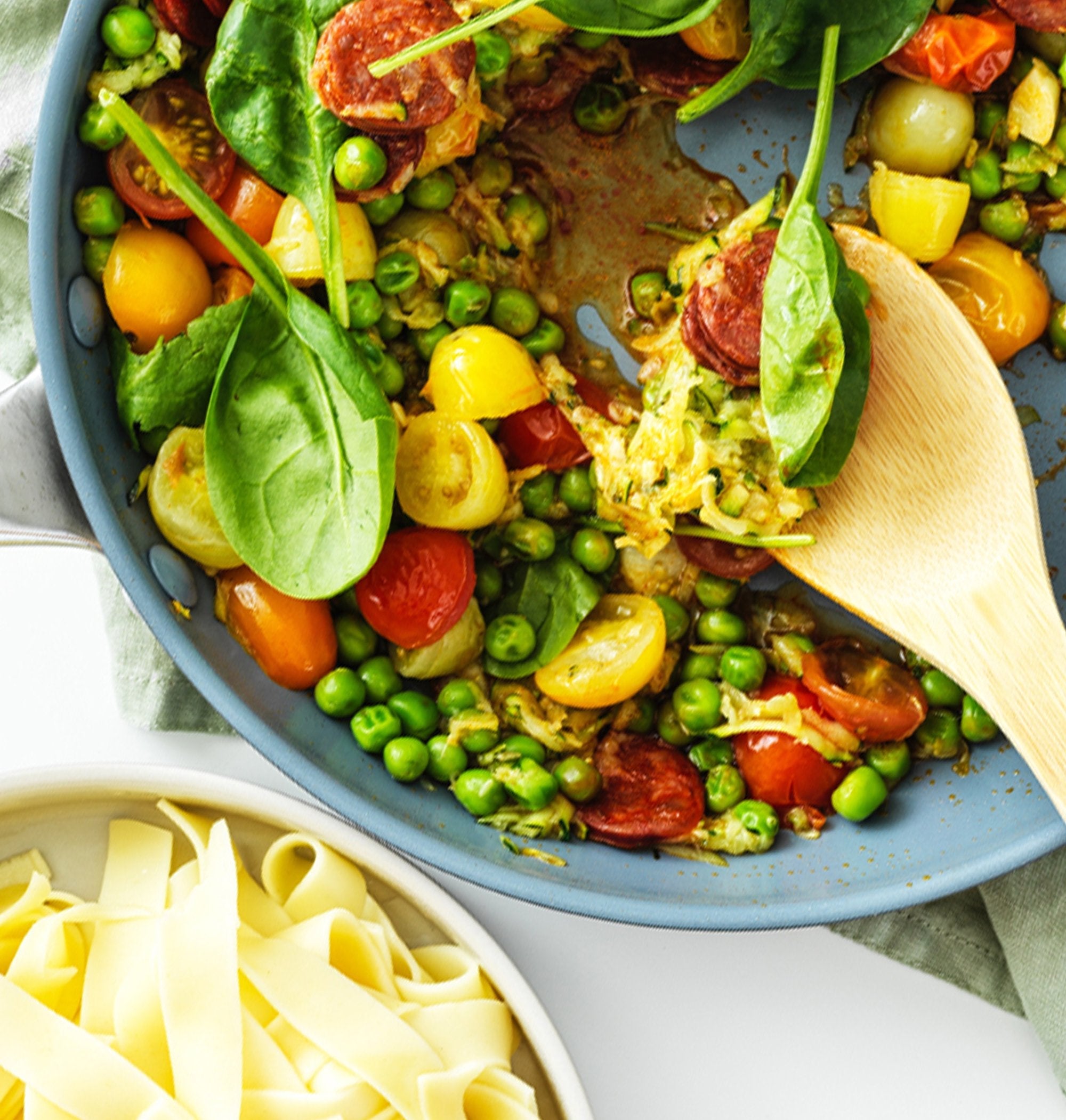 One-Pot Pasta Primavera | Healthy Ceramic Nonstick Cookware | GreenPan Australia