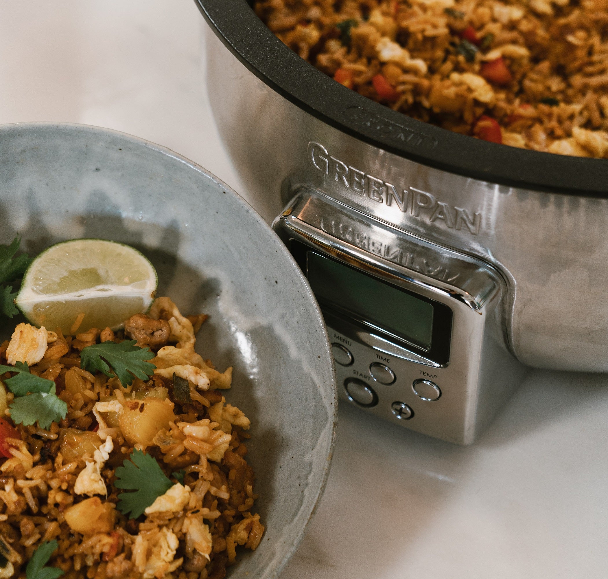 Pork and Pineapple Fried Rice | Healthy Ceramic Nonstick Cookware