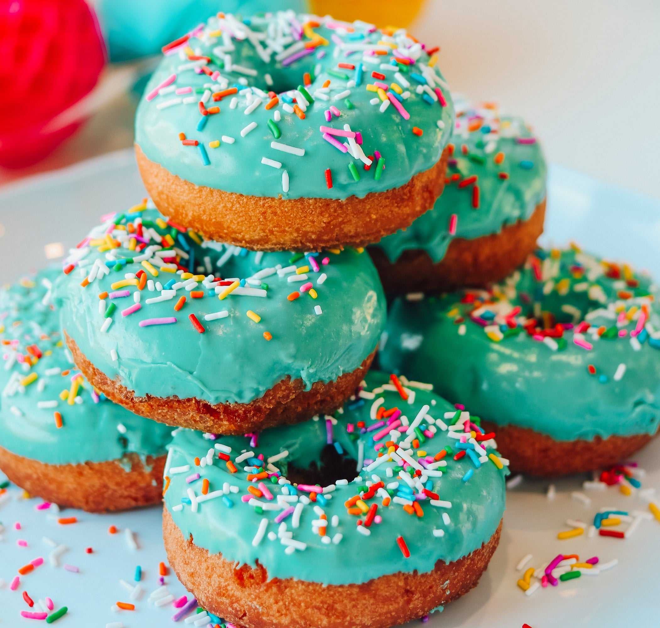 Vanilla Glazed Baked Donuts