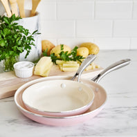 CC004705-001 - GreenLife GREENLIFE ARTISAN 2PC COOKWARE SETS, PINK - 20 & 26CM - Product Image 2