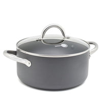 CW0004158 - Lima Lima Stock Pot With Lid, Grey - 24cm - Product Image 1