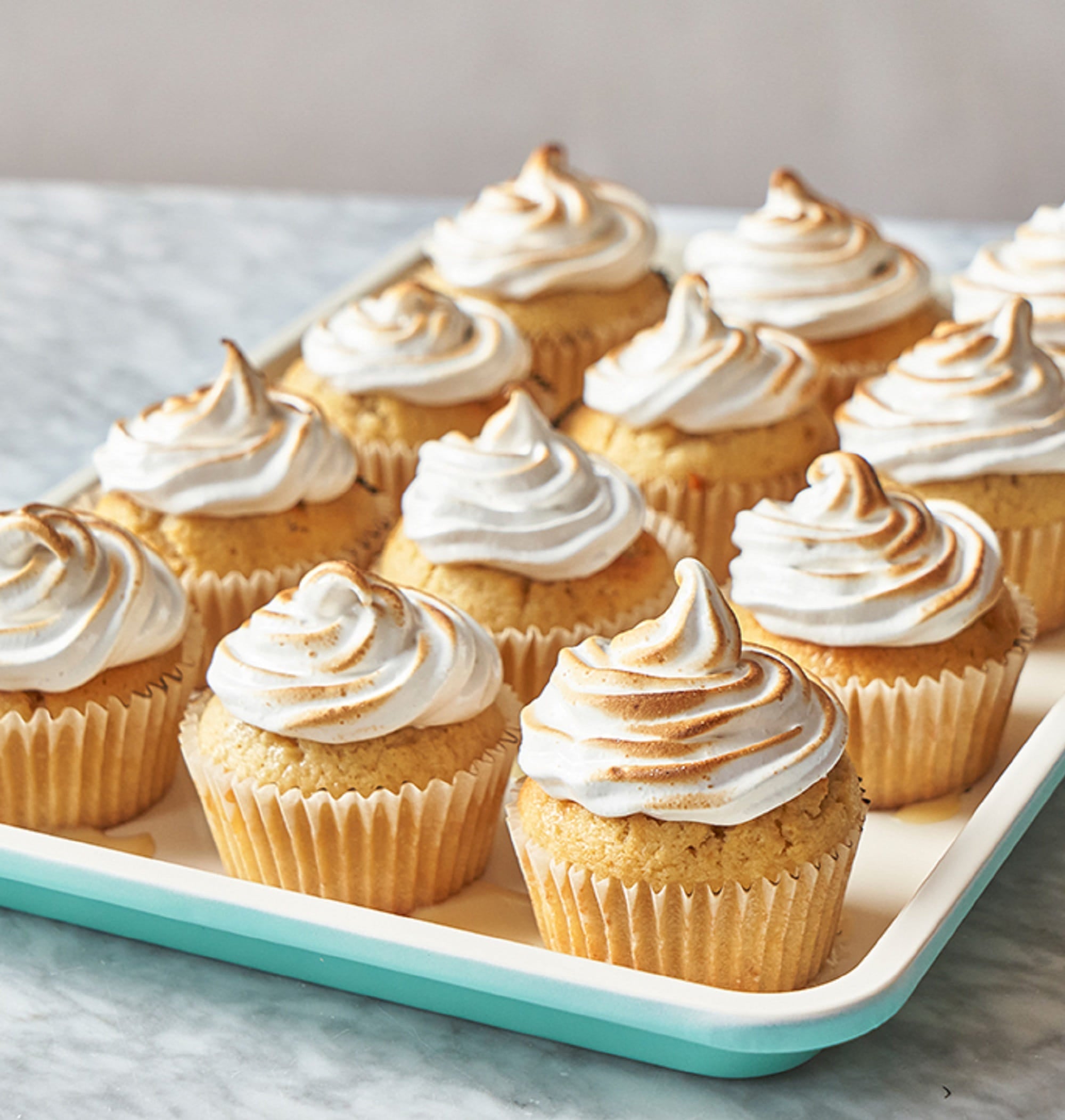 Tres Leches Cupcakes With Meringue Frosting | Healthy Ceramic Nonstick
