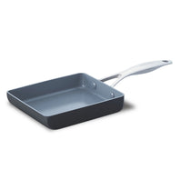 Valencia Pro Rectangular Egg Pan, Grey - 18 X 14cm