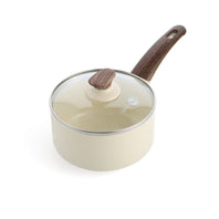 CC000835-001 - Wood-Be Saucepan with Lid, Cream White - 16cm - Product Image 1