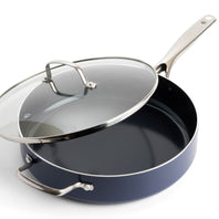 Blue DiamondClassic 4.7L Sauté Pan with Lid and Helper Handle