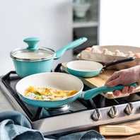 CC002482-001 - Rio GreenPan Rio 17pc Cookware Set, Turquoise - Product Image 5