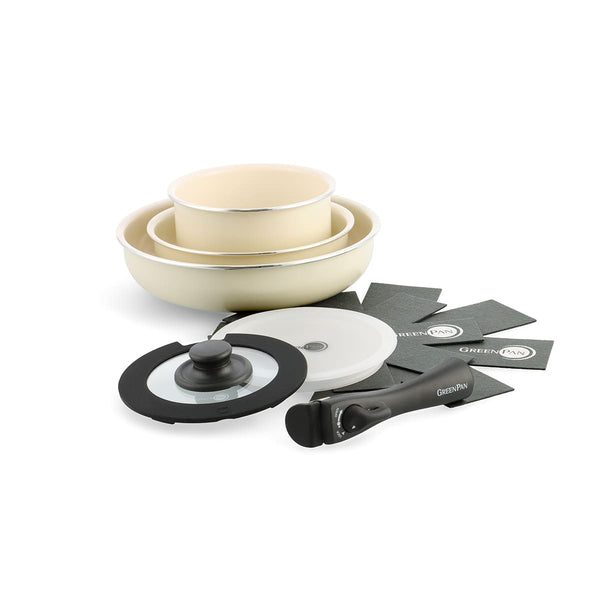 Click Chef 8 pcs Cookware Set | Healthy Ceramic Nonstick Cookware