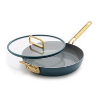 CC007794-102 - Tucci Stanley Tucci™ Ceramic Non Stick 30cm Frypan with Lid | Venetian Teal - Product Image 1