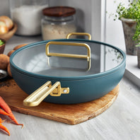 CC007795-102 - Tucci Stanley Tucci™ Ceramic Non Stick 33cm Essential Stanley Pan | Venetian Teal - Product Image 3