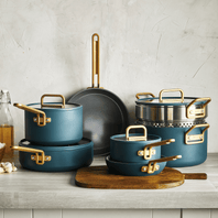 Stanley Tucci™ Ceramic Non-stick 11-Piece Cookware Set | Venetian Teal