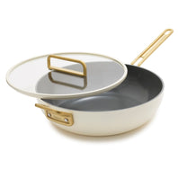 CC007803-102 - Tucci Stanley Tucci™ Ceramic Non Stick 33cm Essential Stanley Pan | Carrara White - Product Image 1