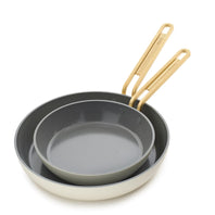 CC007807-102 - Tucci Stanley Tucci™ Ceramic Non-stick 20cm and 26cm Frypan Set | Carrara White - Product Image 1