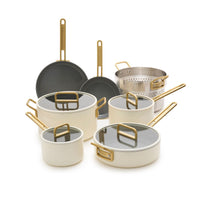 CC007808-102 - Tucci Stanley Tucci™ Ceramic Non-stick 11-Piece Cookware Set | Carrara White - Product Image 1