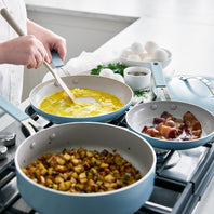 GreenLife Dream 11pc Cookware Set, Blue Haze
