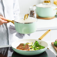 CC008574-103 - Padova Padova 6 (10) Pc Cookware Set, Pastel Green - Product Image 3