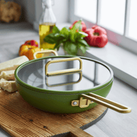 Stanley Tucci™ Ceramic Non-Stick 29cm Stanley Pan Junior | Tuscan Olive