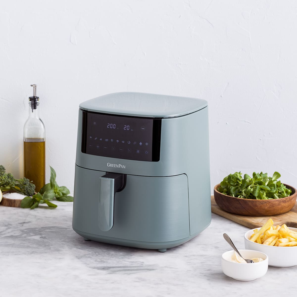 CC009006-001 - Air Fryer Bistro Airfyer 7.2L Smokey Sky Blue - Product Image 1