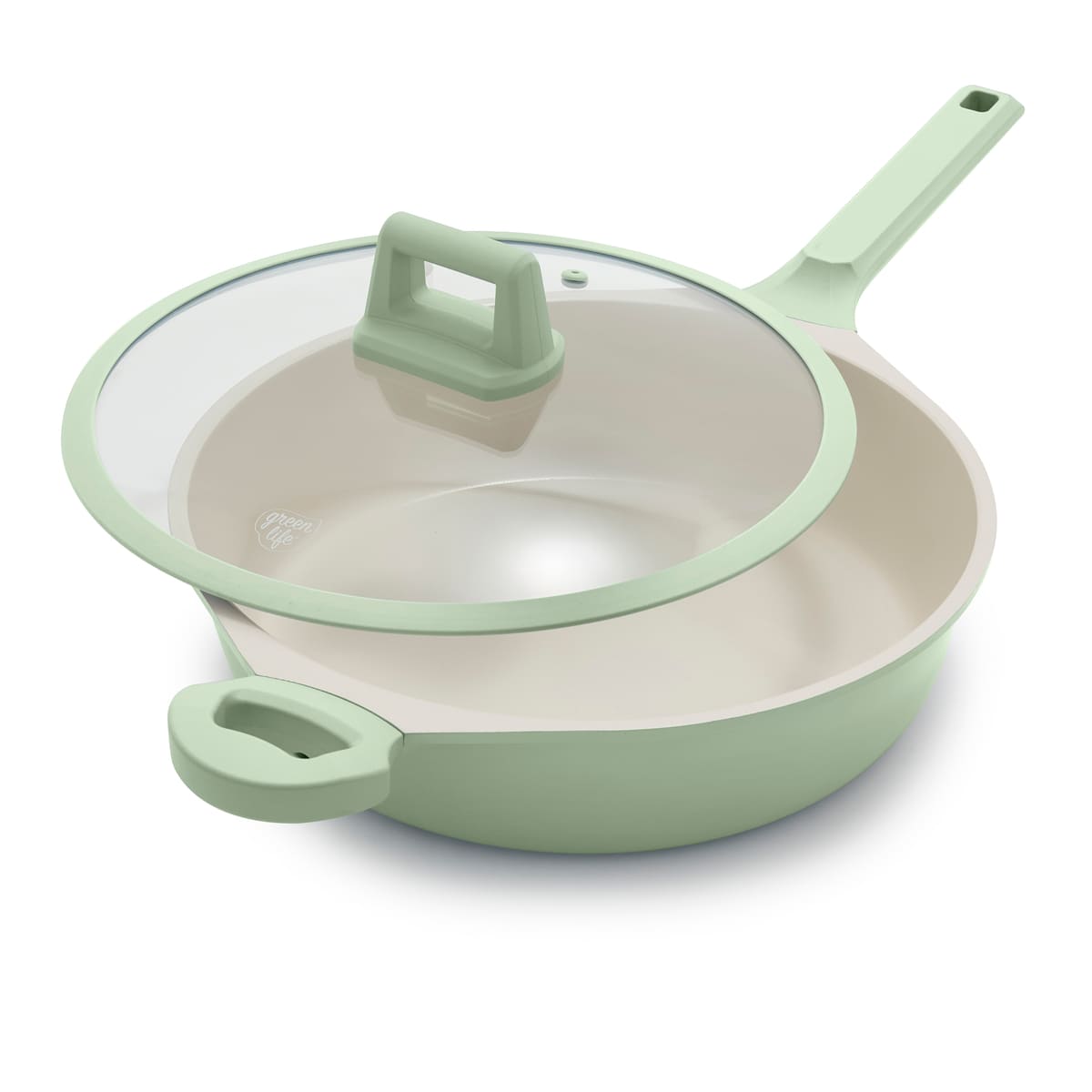 CC009262-001 - Arte Greenlife Arte 8pc Cookware Set, Green Sage - Product Image 7