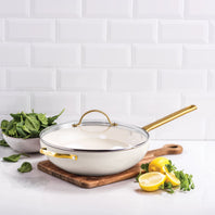 CC009273-102 - Padova Greenpan Padova Wok, Cream White - 32cm - Product Image 1