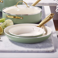 CC009342-102 - Padova Greenpan Padova 2pcs Cookware Set, Green Sage - 26 & 30 Cm - Product Image 3