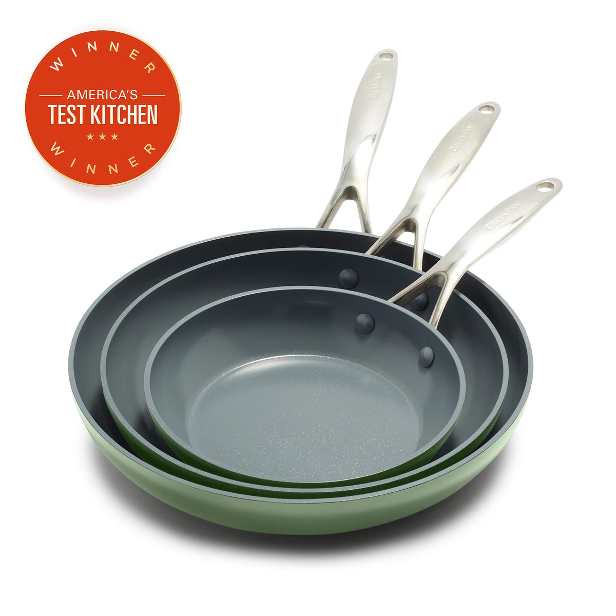 Valencia Pro <br>3pc Cookware Sets, Sage