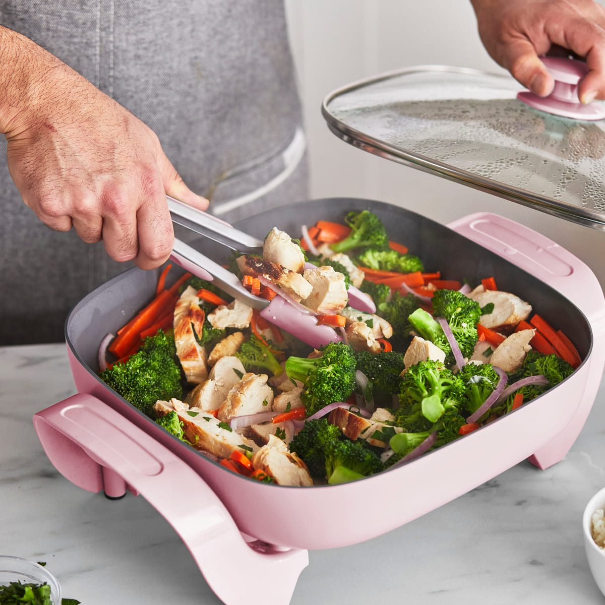 CC009508-001 - Electric Frypan GreenLife Electric Frypan, Pink - Product Image 2