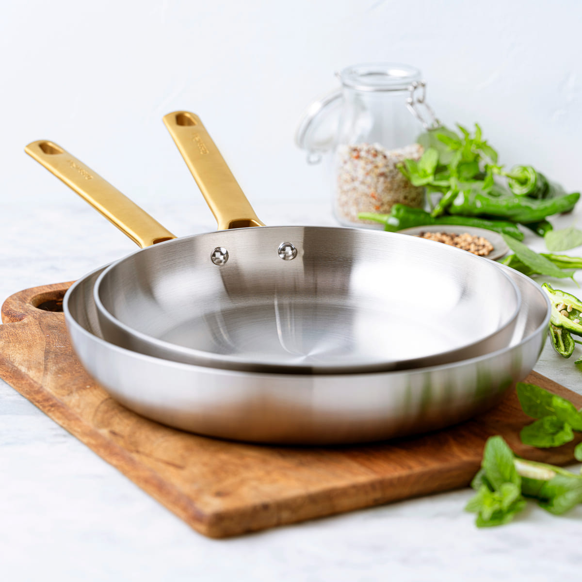 CC009590-102 - Padova Padova 2pcs Cookware Set, Stainless Steel - Product Image 2