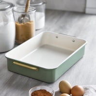 CC009833-103 - Reserve GreenPan Reserve Retangular Cakepan, Sage Green - 30.2 x 25.2 cm - Product Image 2