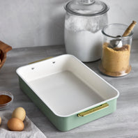 CC009833-103 - Reserve GreenPan Reserve Retangular Cakepan, Sage Green - 30.2 x 25.2 cm - Product Image 3