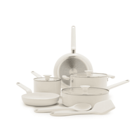Rio Advanced 10 Pcs Cookware Set, Cream White