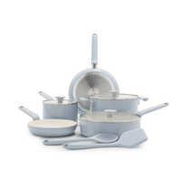 Rio Advanced 10 Pcs Cookware Set, Star Dew