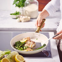 CC010331-102 - Padova Greenpan Padova Frying Pan, Cream White - 24cm - Product Image 2