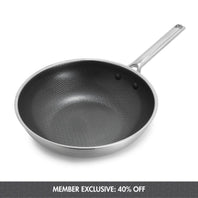 Apex Thermobond Hybrid Ceramic Non-stick Wok - 28cm