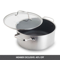 Apex Thermobond Hybrid Ceramic Non-stick Casserole - 24cm