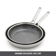 Apex Thermobond Hybrid Ceramic Non-stick 2pc Frypan Set - 24 & 28 Cm