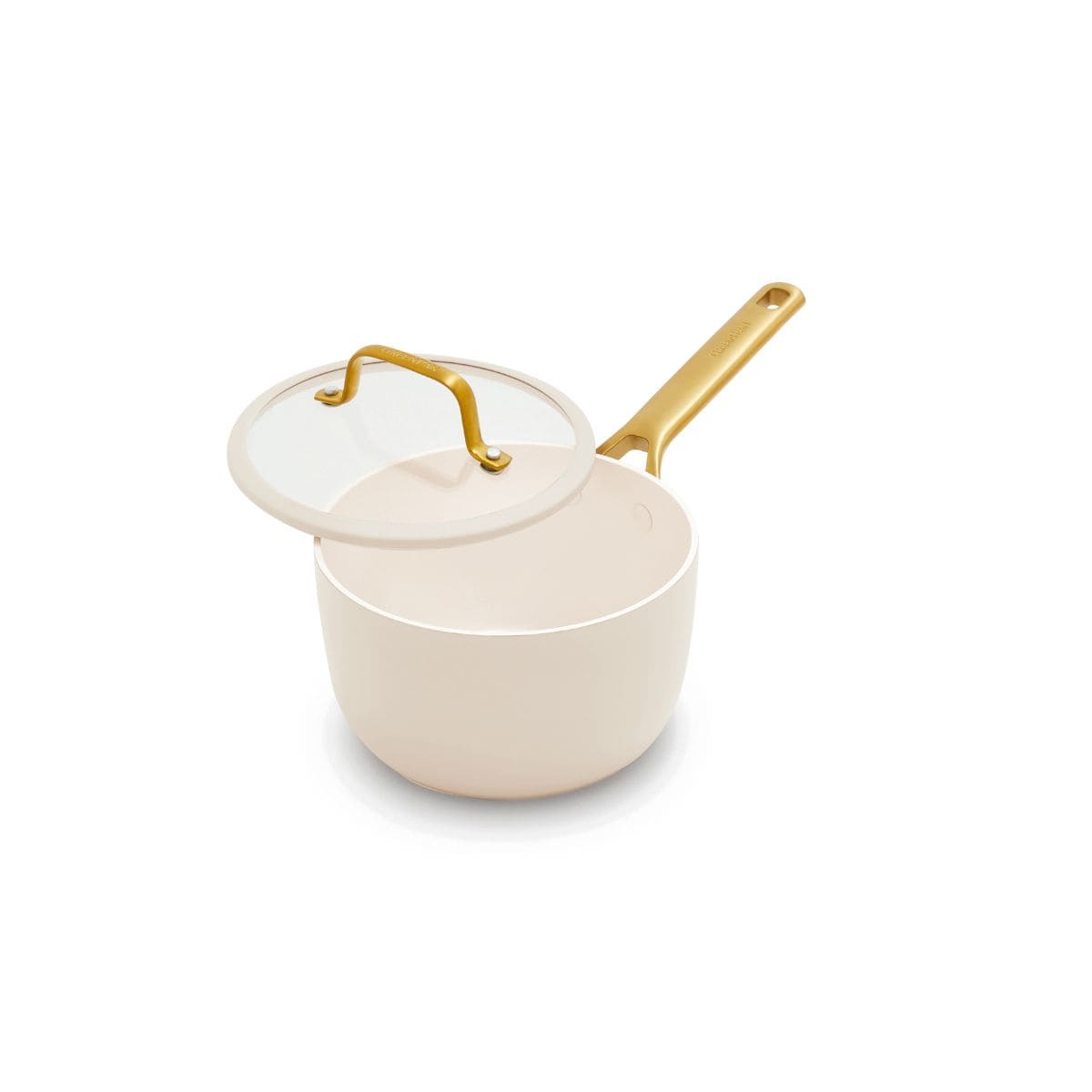 Reserve Pro<br> Saucepan With Lid, Cream White - 18cm