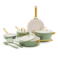 CC010753-102 - Reserve Pro Reserve Pro 5(14)pc Cookware Set, Sage Green - Product Image 1