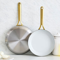 CC012078-102 - GreenPan x Donna Hay Donna Hay by GreenPan 3-Ply Stainless Steel 2-Piece Frypan Set, 24CM and 28CM - Product Image 2