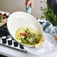 CW000524-002 - GreenLife Soft Grip SOFT GRIP FRYING PAN, TURQUOISE - 30CM - Product Image 2