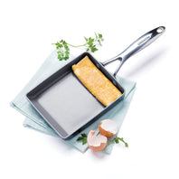 Valencia Pro Rectangular Egg Pan, Grey - 18 X 14cm
