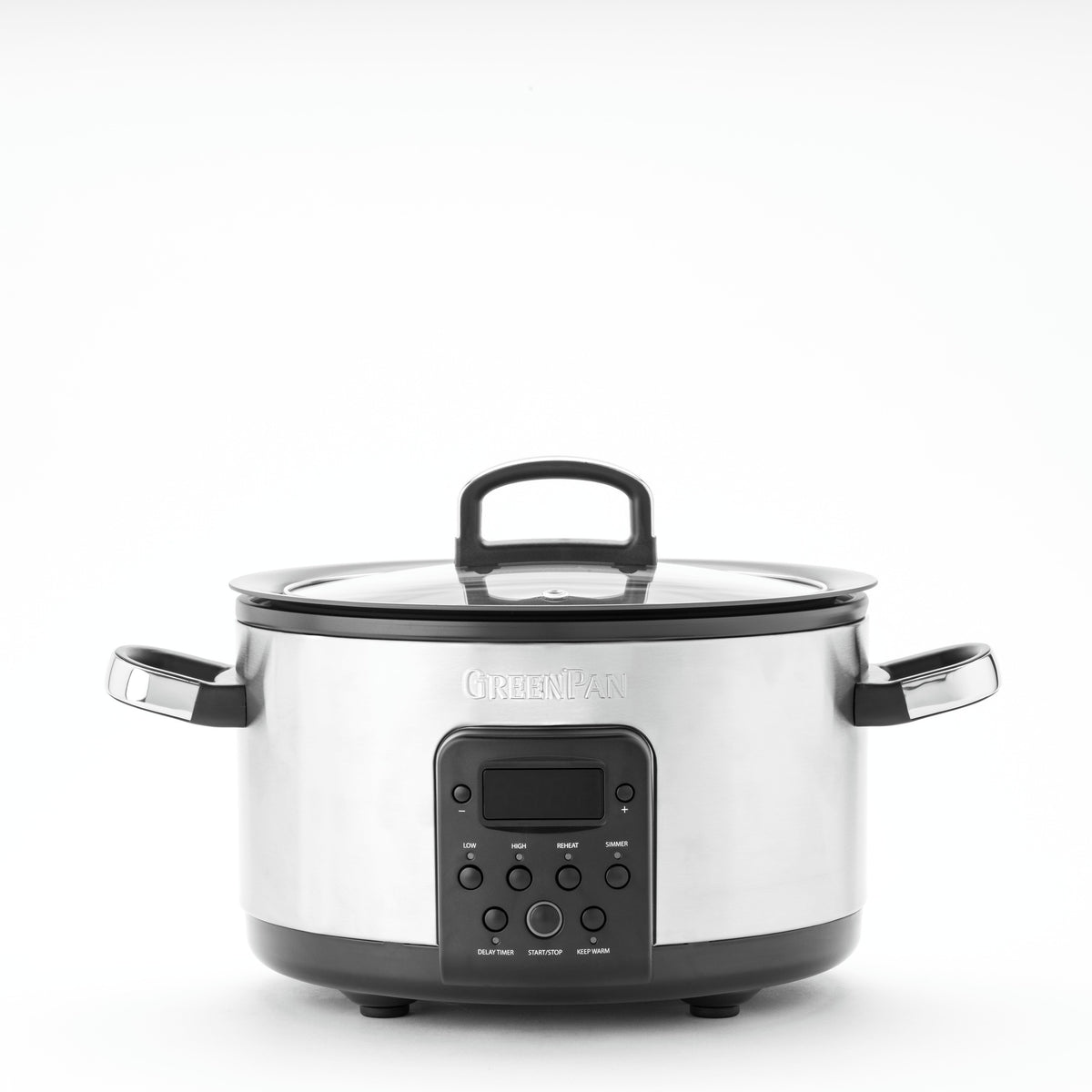 Bistro Slow Cooker Stainless Steel, 3.7L
