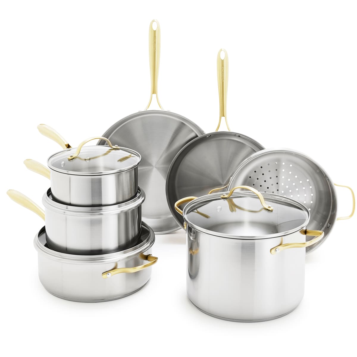 Swift<br> 11 pc Cookware Set, Stainless Steel