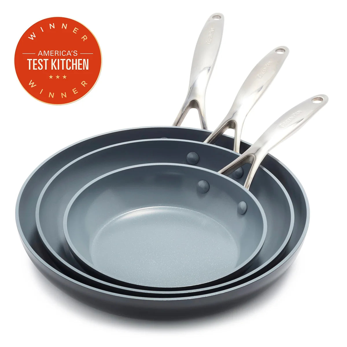 Valencia Pro <br>3pc Cookware Sets, Grey