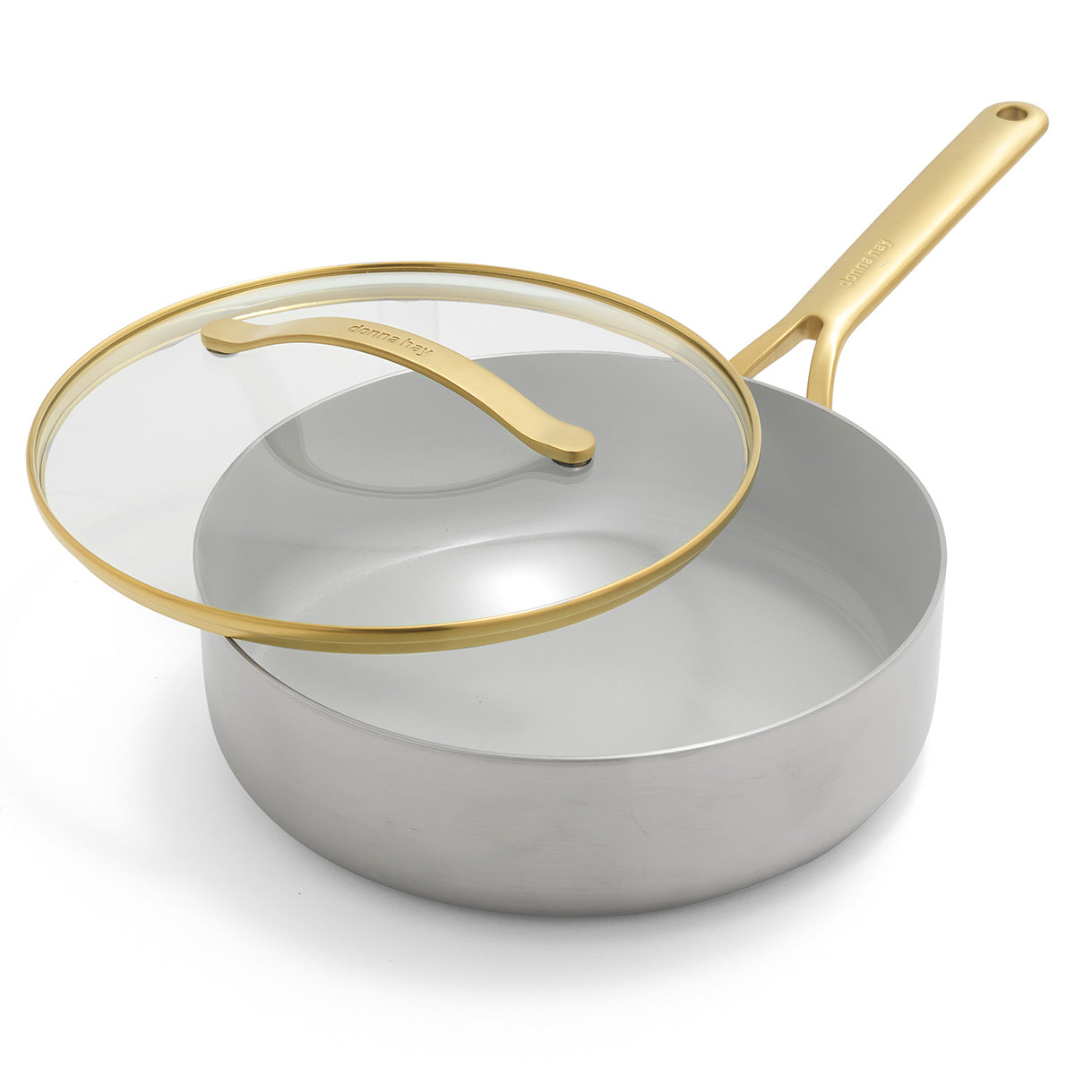 Donna Hay by GreenPan<br>3-Ply Stainless Steel Sauté Pan with Lid, 26CM