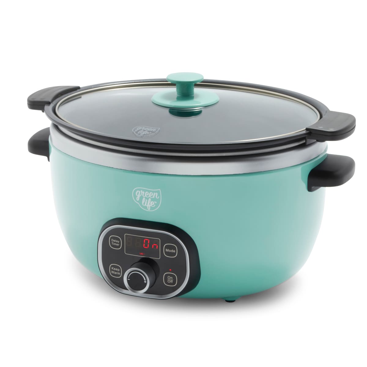cc009512-001 - Slow Cooker GreenLife Duo Slow Cooker, Turquoise - Product Image 1