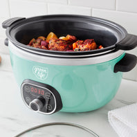 cc009512-001 - Slow Cooker GreenLife Duo Slow Cooker, Turquoise - Product Image 4
