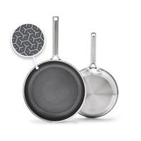 Apex Thermobond Hybrid Ceramic Non-stick 2pc Frypan Set - 24 & 28 Cm