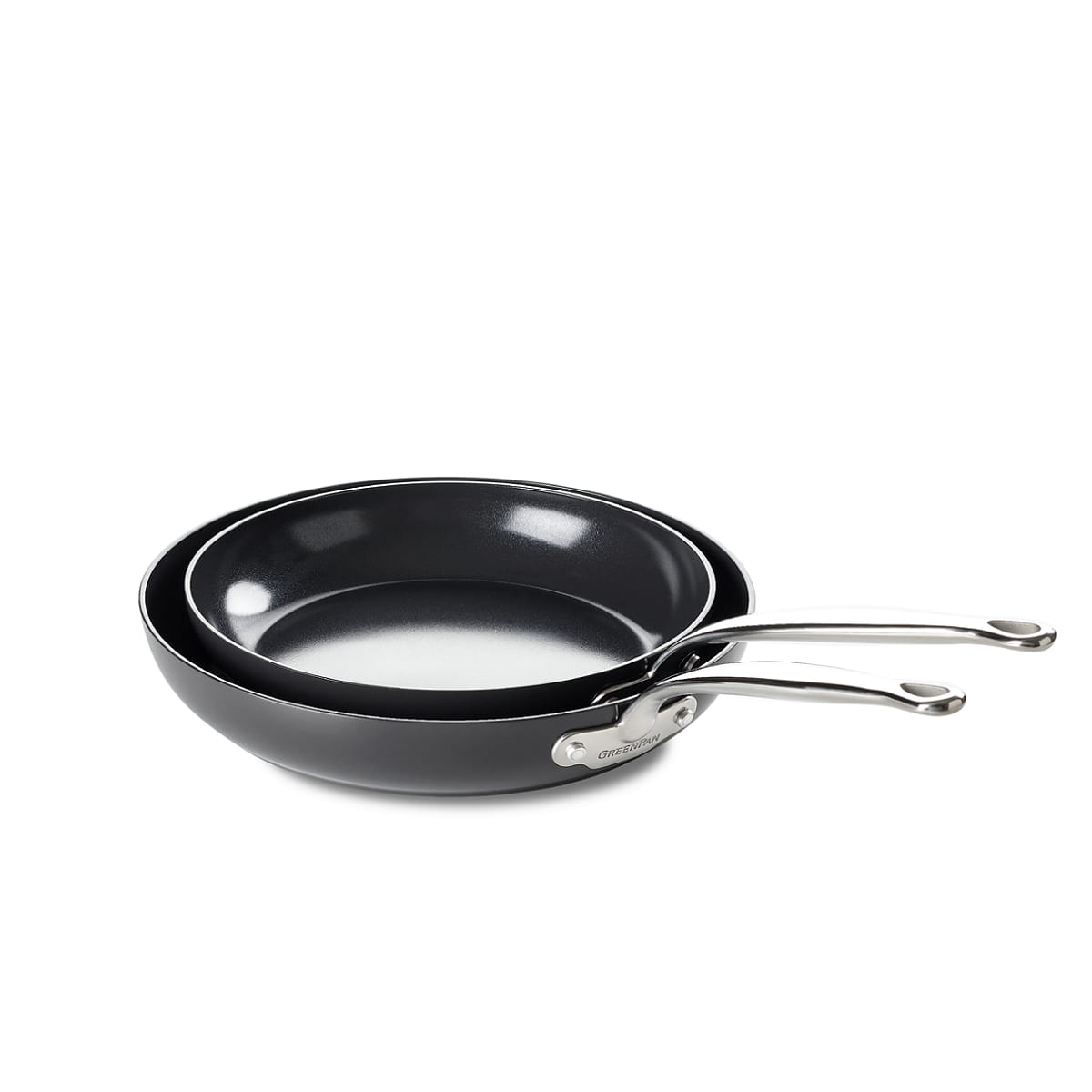 CC000082-001 - Barcelona 2pc Cookware Sets, Black - 24 & 28cm - Product Image 1